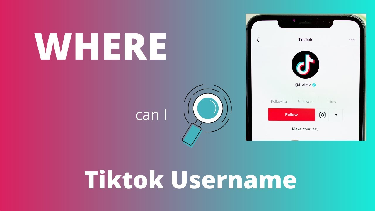 Where can I find the Tiktok Username - 2022