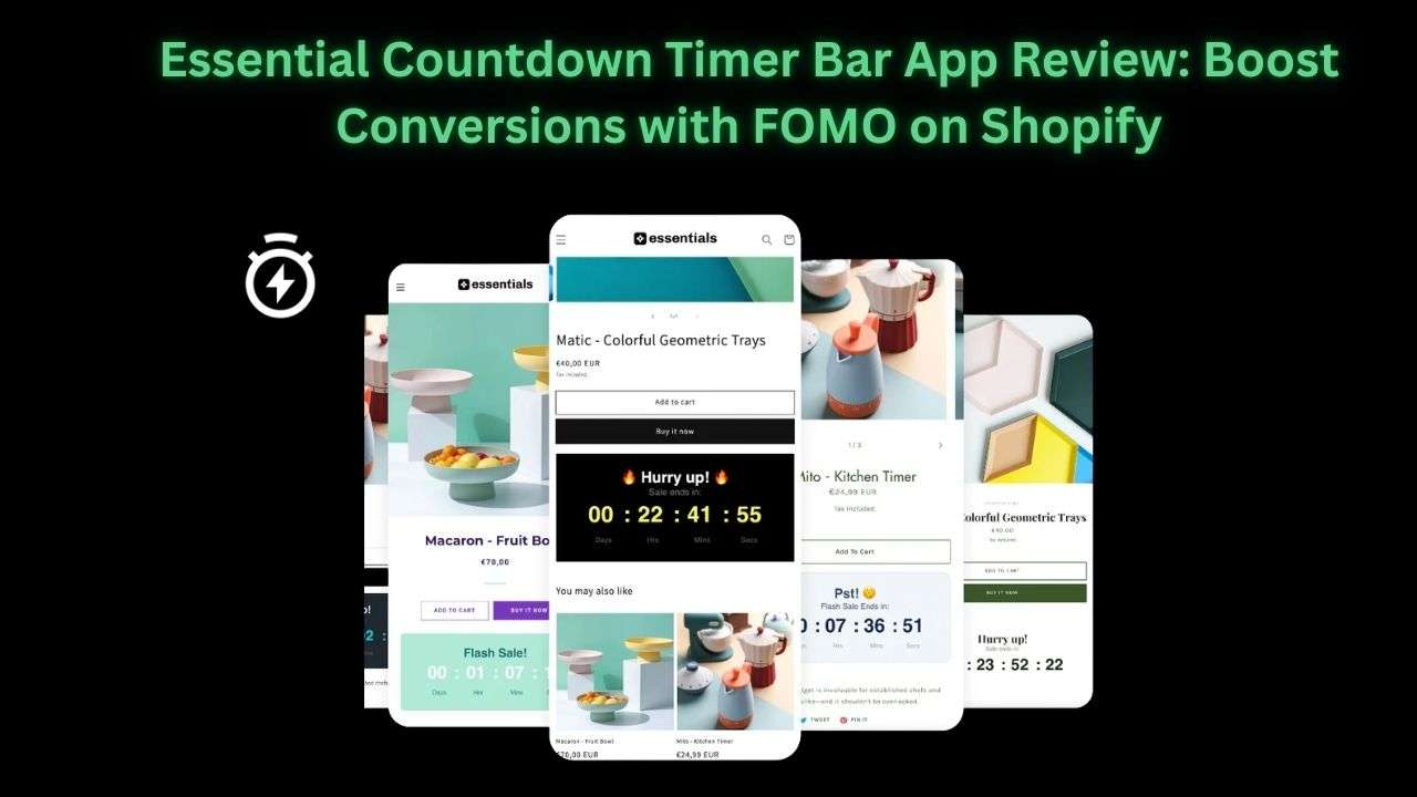 Essential Countdown Timer Bar App Review: Boost Conversions with FOMO ...