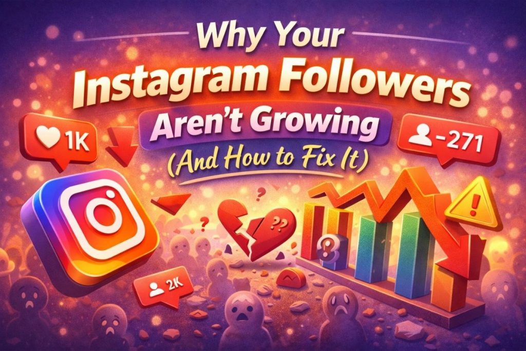 Why Your Instagram Followers Aren't Growing And How to Fix It