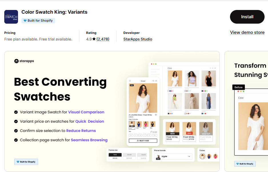 best-shopify-color-swatch-apps-free