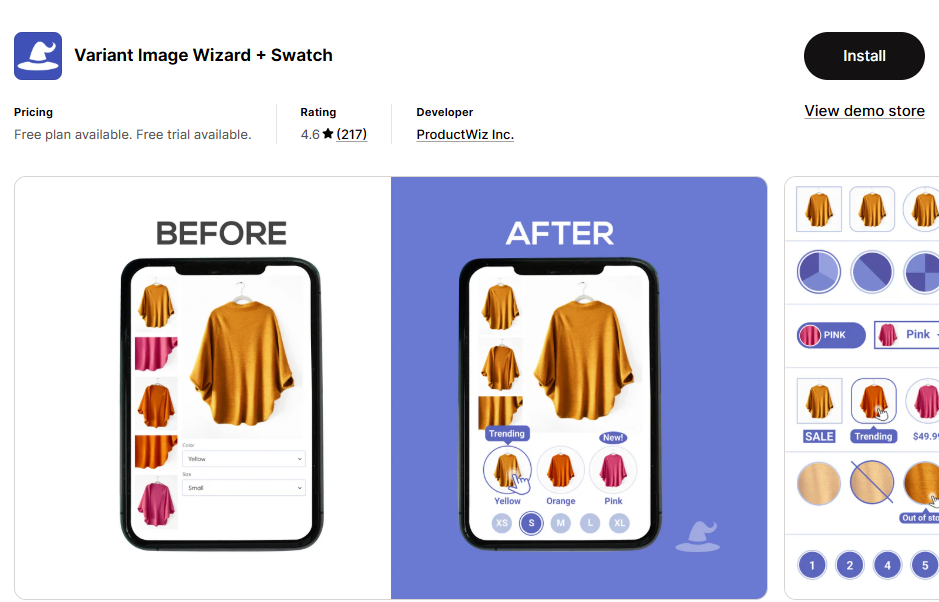 best-shopify-color-swatch-apps-free