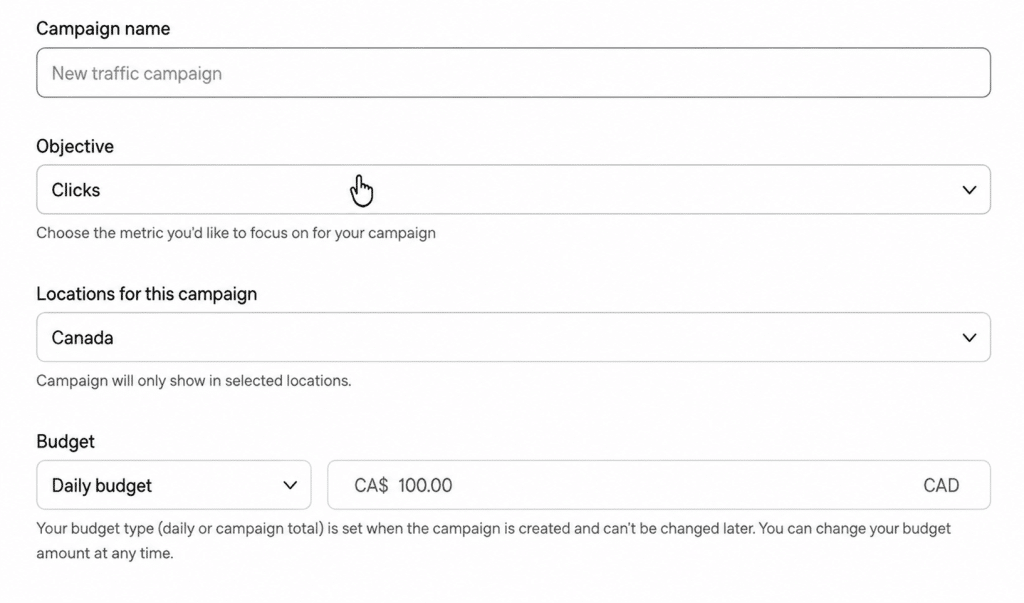 Create your OpenAi ads