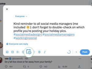 How to Schedule Tweets schedule icon