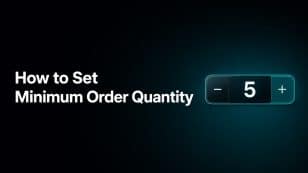 How to Set Minimum Order Quantity