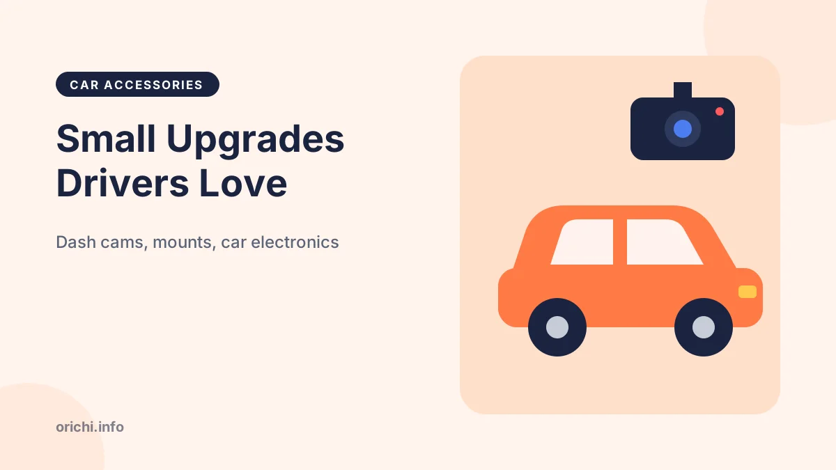 Trending car accessories: dash cams and car electronics