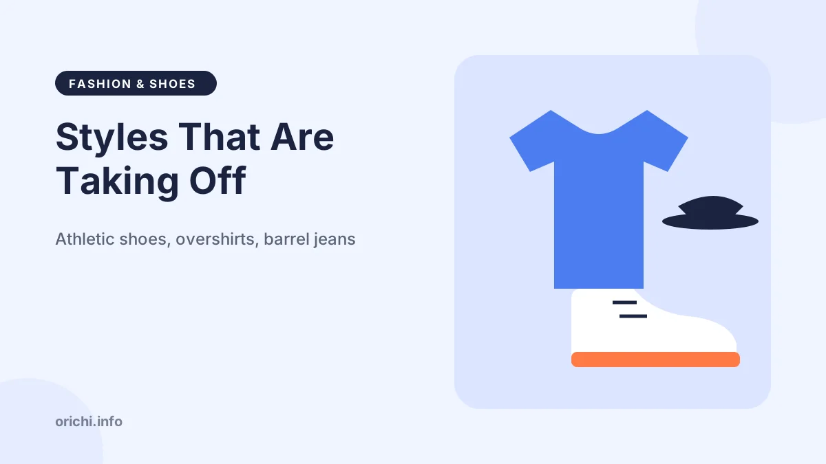 Trending fashion products: athletic shoes, overshirts and hats