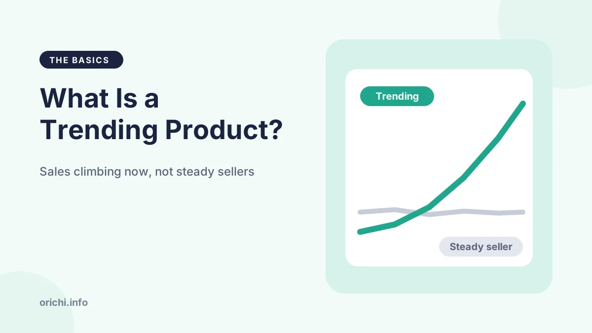 Trending product vs steady seller: sales climbing now